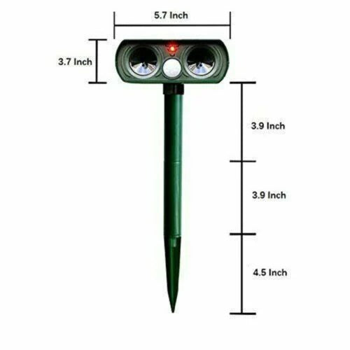 EcoGuard Solar Motion-Activated Ultrasonic Animal Deterrent
