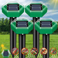 EcoGuard Solar Powered Ultrasonic Pest Deterrent — Extended Coverage, Tool-Free Placement