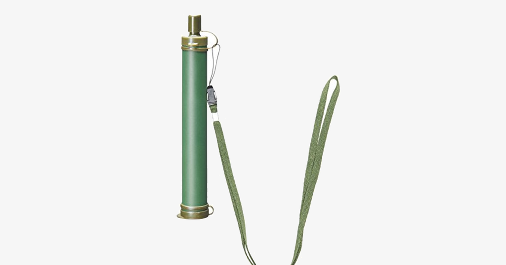 EcoStraw Wasserreinigungsstrohhalm — Persönlicher Filter mit direkter Saugfunktion für 264 Gallonen