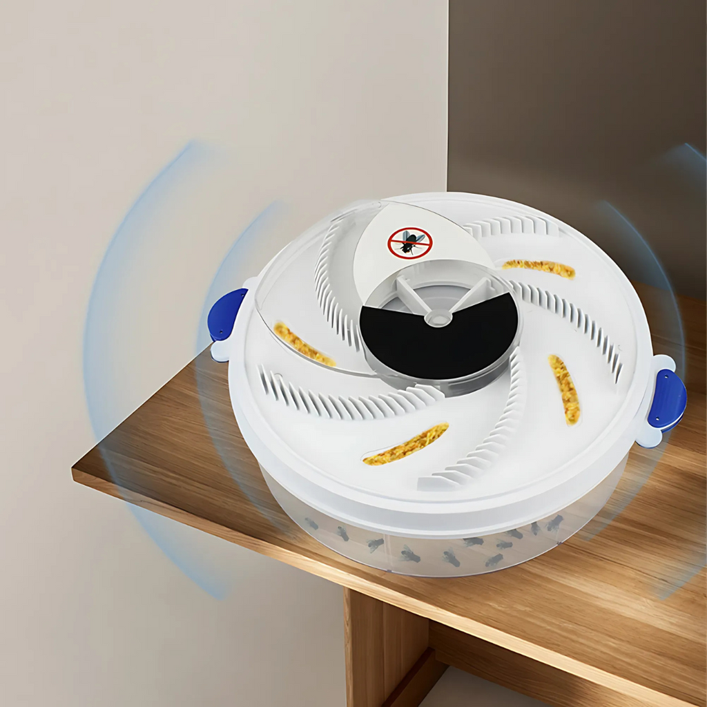 EcoTrappe USB-Powered Electric Fly Catcher — Integrated LED Light, Natural Fly Control