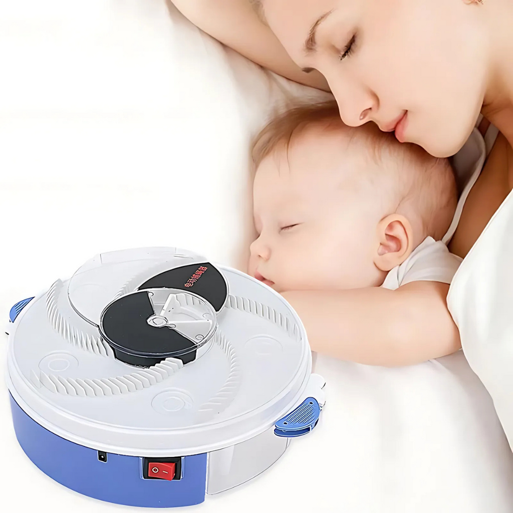 EcoTrappe USB-Powered Electric Fly Catcher — Integrated LED Light, Natural Fly Control