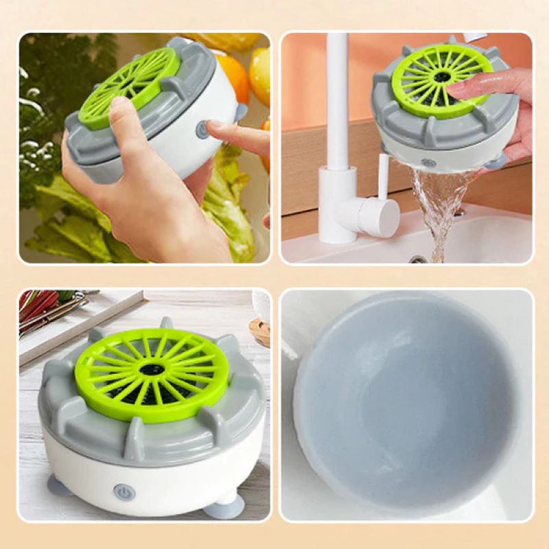 Lavatrice portatile per frutta e verdura EcoWash — tecnologia di pulizia a vortice