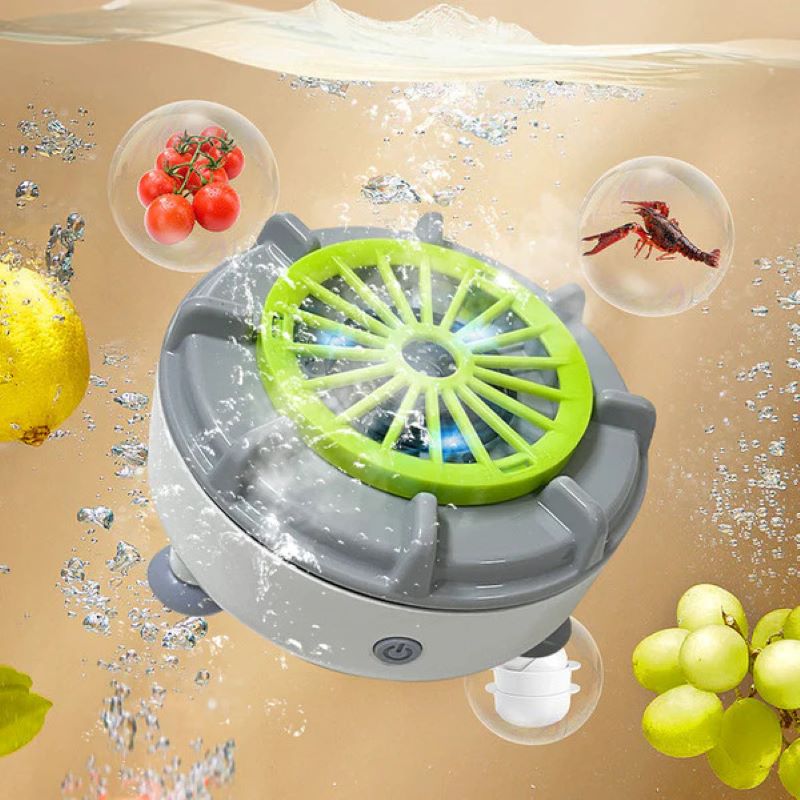 Lavatrice portatile per frutta e verdura EcoWash — tecnologia di pulizia a vortice