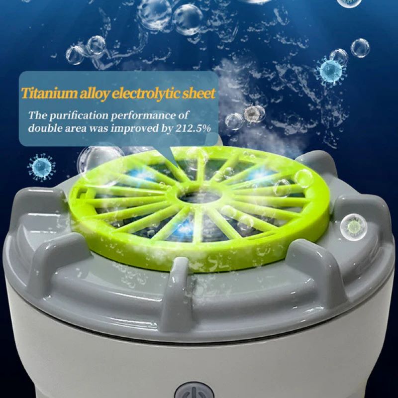 Lavatrice portatile per frutta e verdura EcoWash — tecnologia di pulizia a vortice