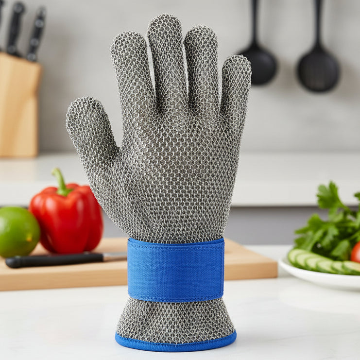 NexaGuard Pro Maximum Cut Resistance Protective Gloves — Stainless Steel
