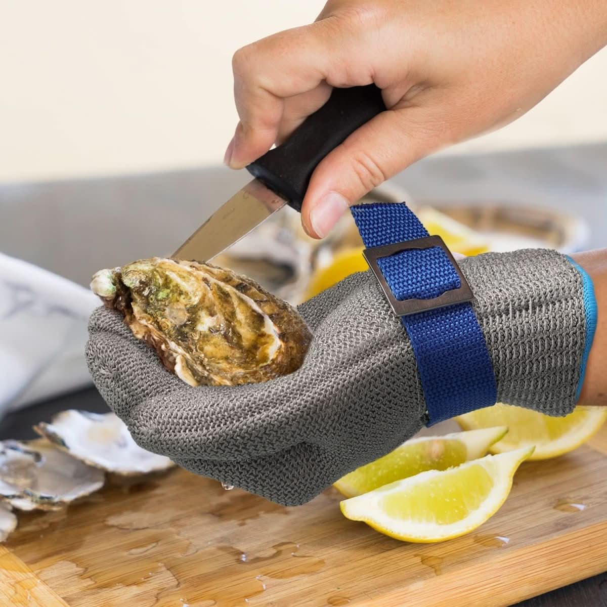 NexaGuard Pro Maximum Cut Resistance Protective Gloves — Stainless Steel