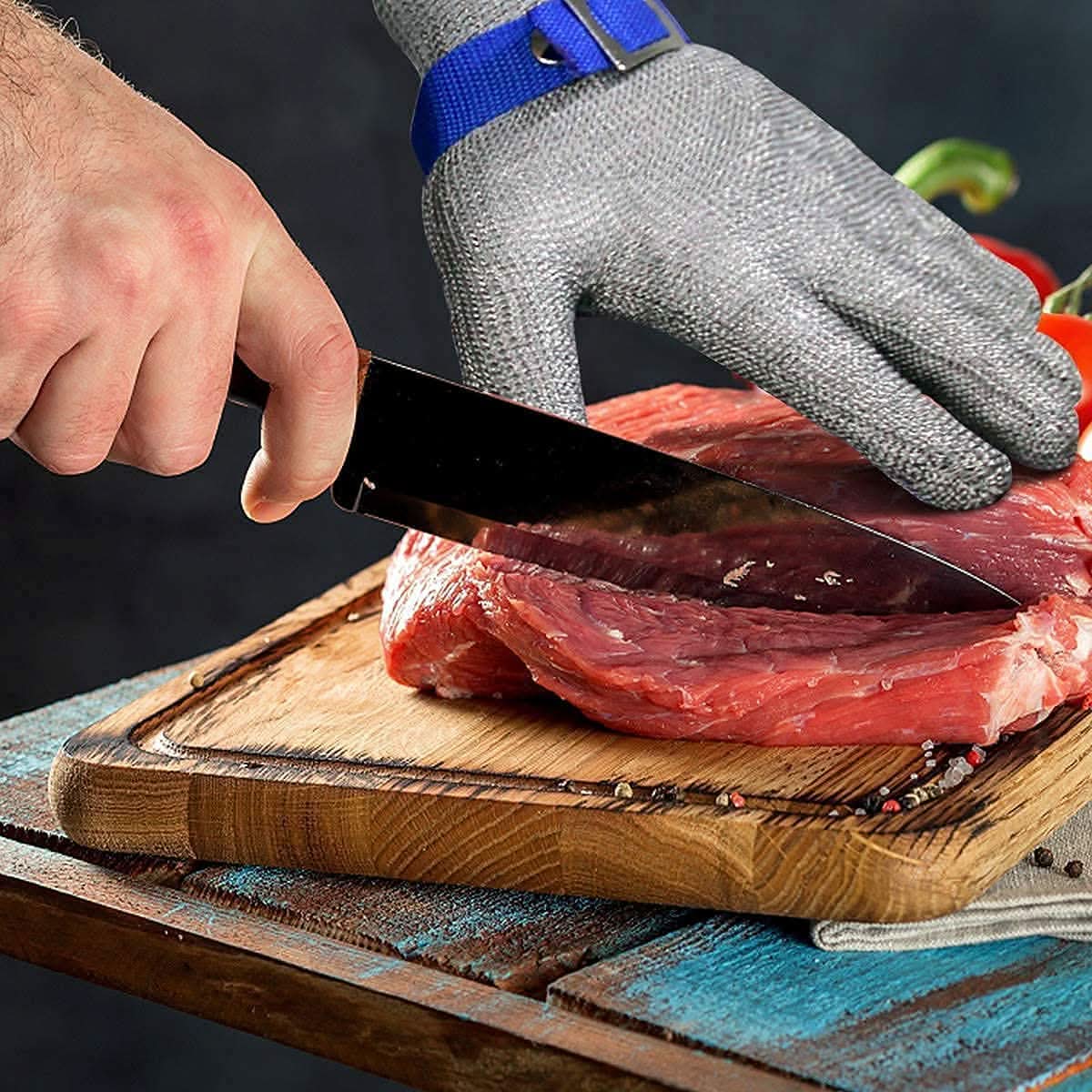 NexaGuard Pro Maximum Cut Resistance Protective Gloves — Stainless Steel