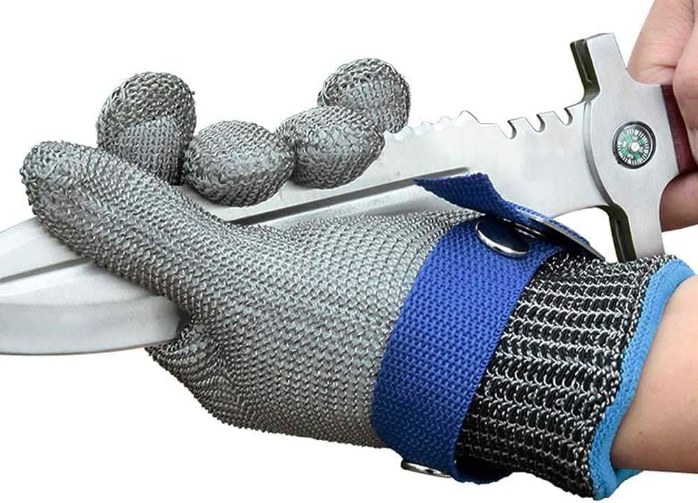 NexaGuard Pro Maximum Cut Resistance Protective Gloves — Stainless Steel