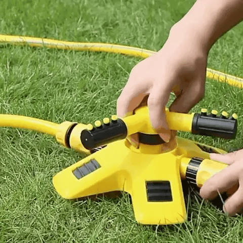 Lawn Sprinkler — 360 Degree Rotation and Adjustable Angle Nozzles