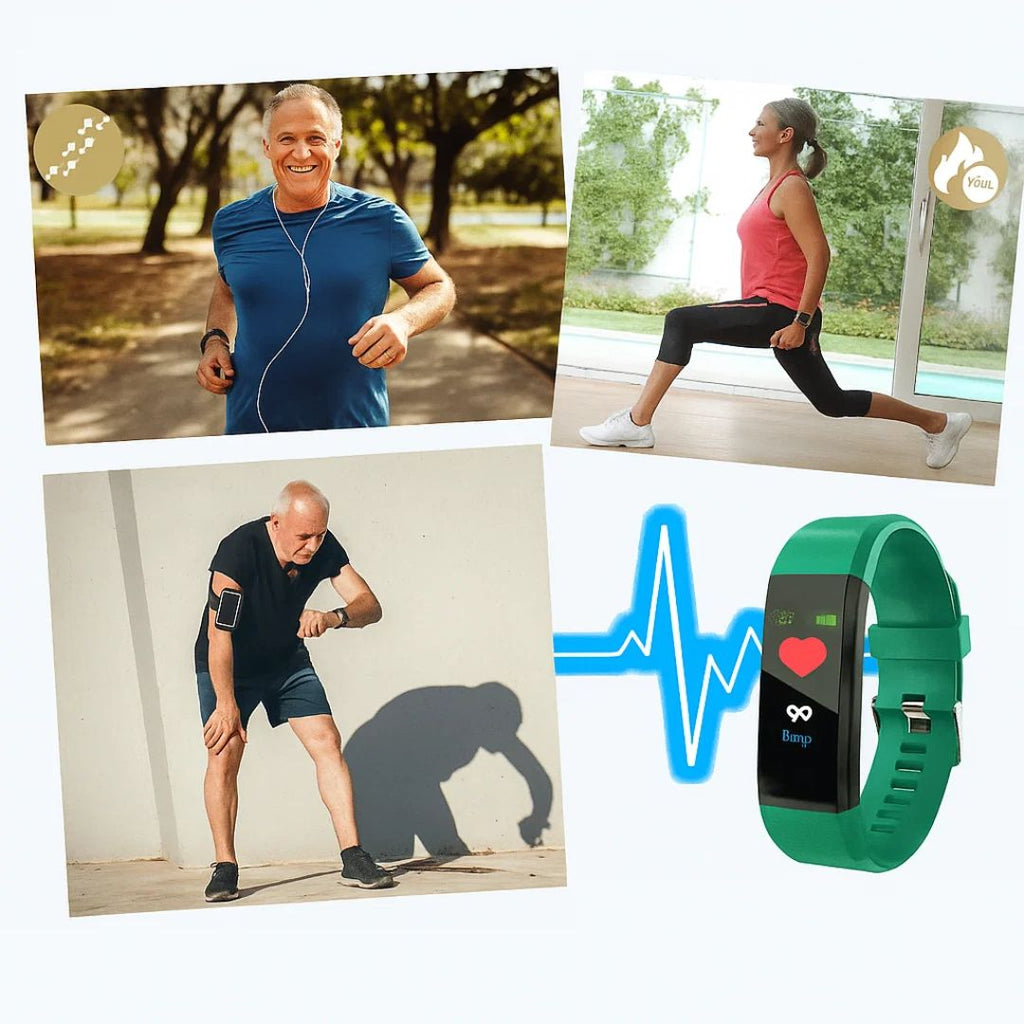 ElderCare Series Smartwatch — GPS Tracking, Real-Time Health Monitoring