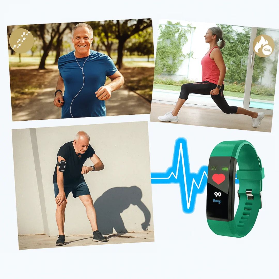 ElderCare Series Smartwatch — GPS Tracking, Real-Time Health Monitoring