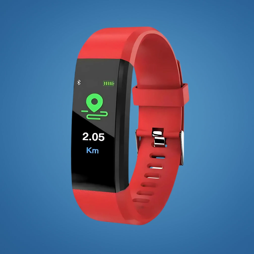 ElderCare Series Smartwatch — GPS Tracking, Real-Time Health Monitoring