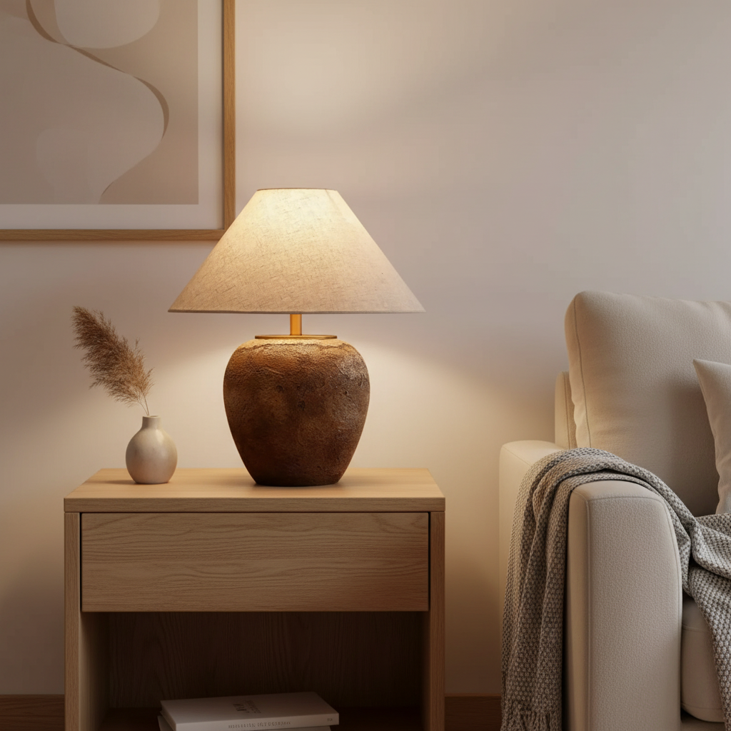 GentleGlow LED Modern Table Light With Warm Lighting For Contemporary Living Spaces
