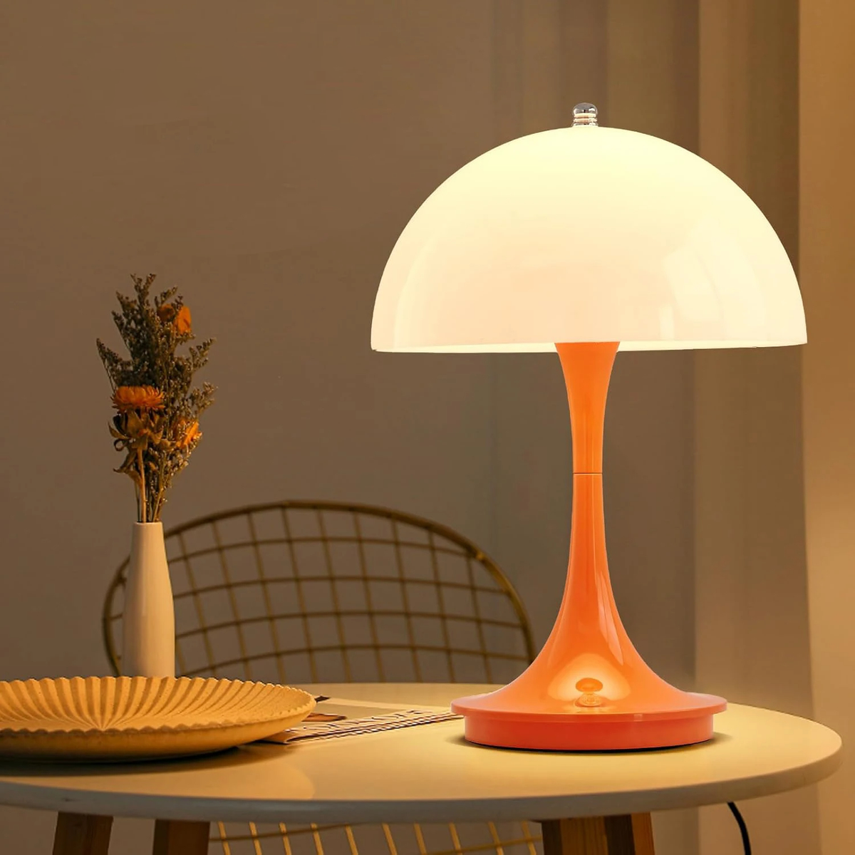 Electaura Adjustable Brightness Cordless LED Desk Lamp