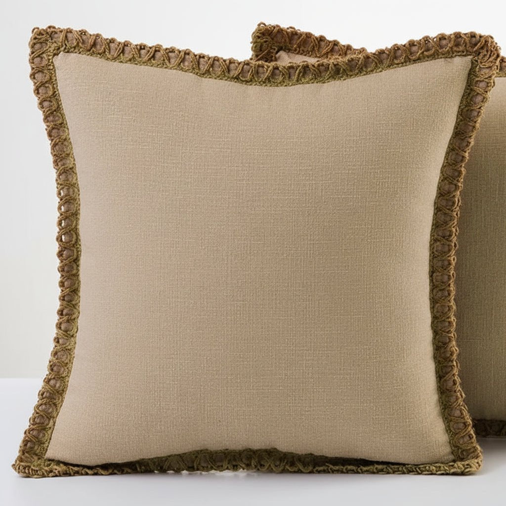 Elegant French Style LuminaVie Decorative Pillow — Bright Color Design