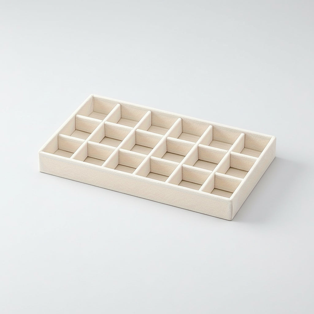 Compact Jewelry Organizer Box – Durable Nylon Insert