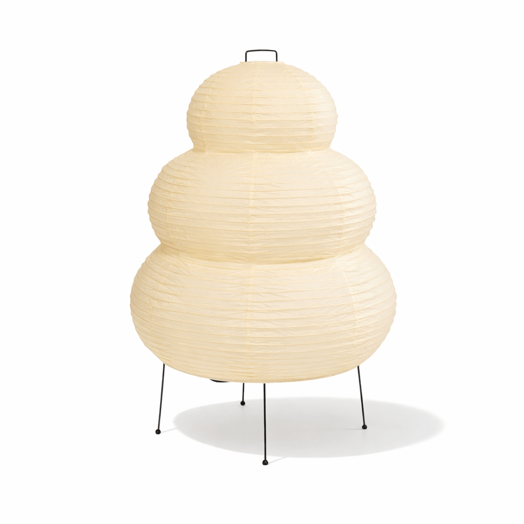 Rice Paper Lamp With Shade Layered Paper For Indoor Use On Flat Surfaces Floor Lamp