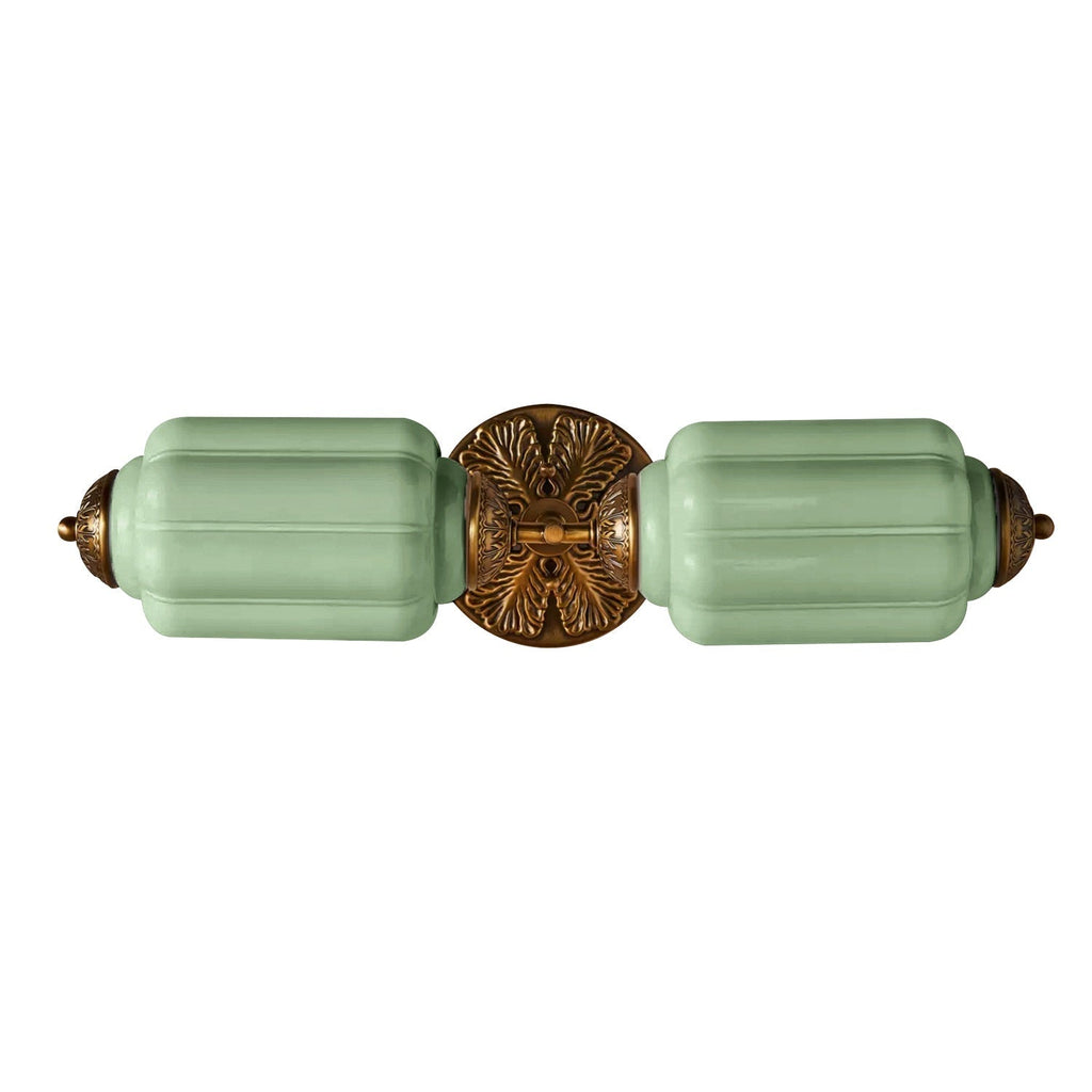 Eloise Vintage Glass Horizontal Wall Light For Living Room And Hallway