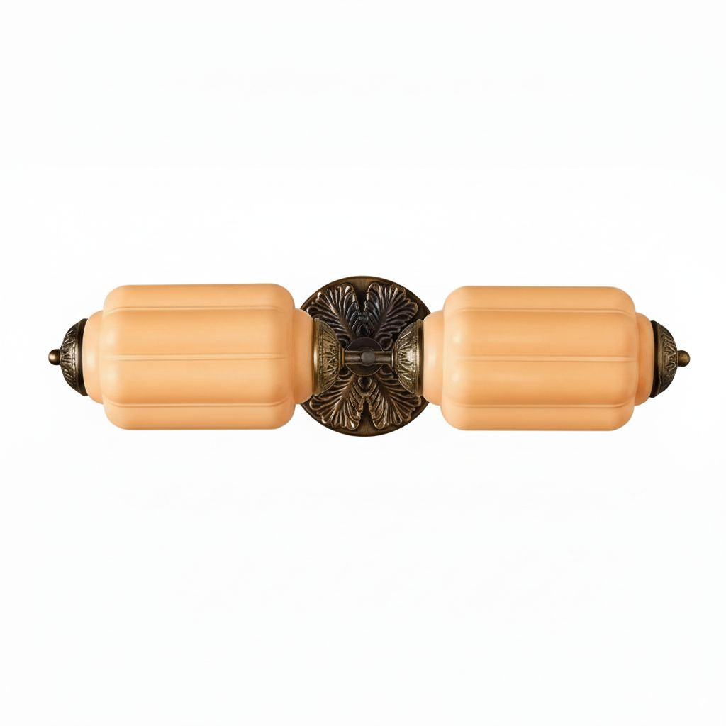 Eloise Vintage Glass Horizontal Wall Light For Living Room And Hallway