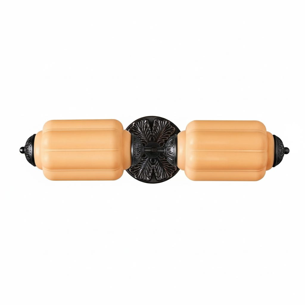 Eloise Vintage Glass Horizontal Wall Light For Living Room And Hallway