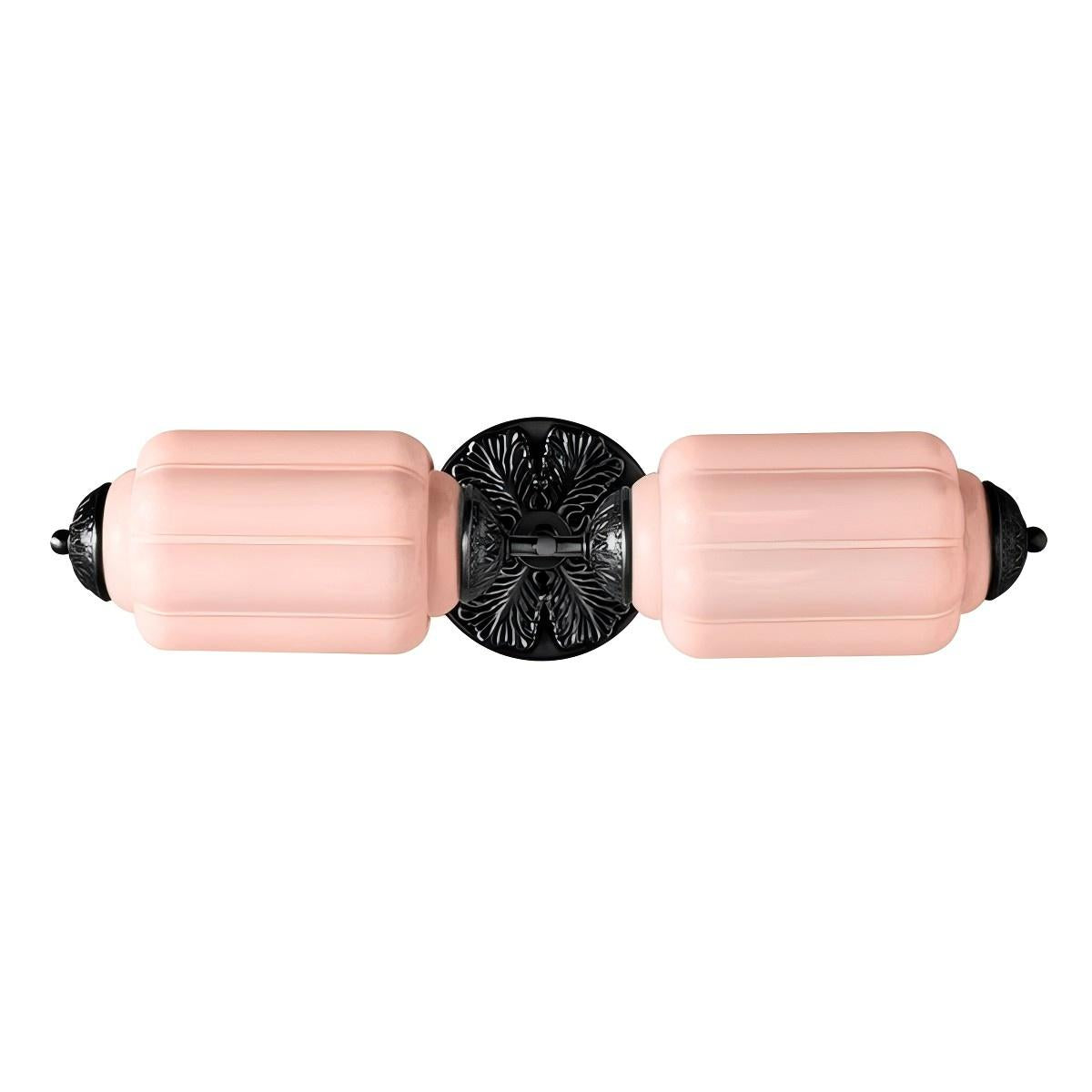 Eloise Vintage Glass Horizontal Wall Light For Living Room And Hallway