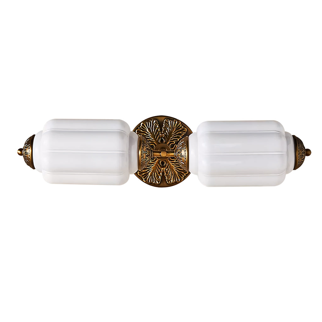 Eloise Vintage Glass Horizontal Wall Light For Living Room And Hallway