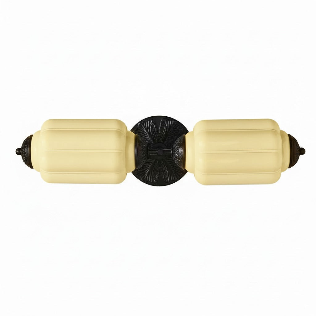 Eloise Vintage Glass Horizontal Wall Light For Living Room And Hallway