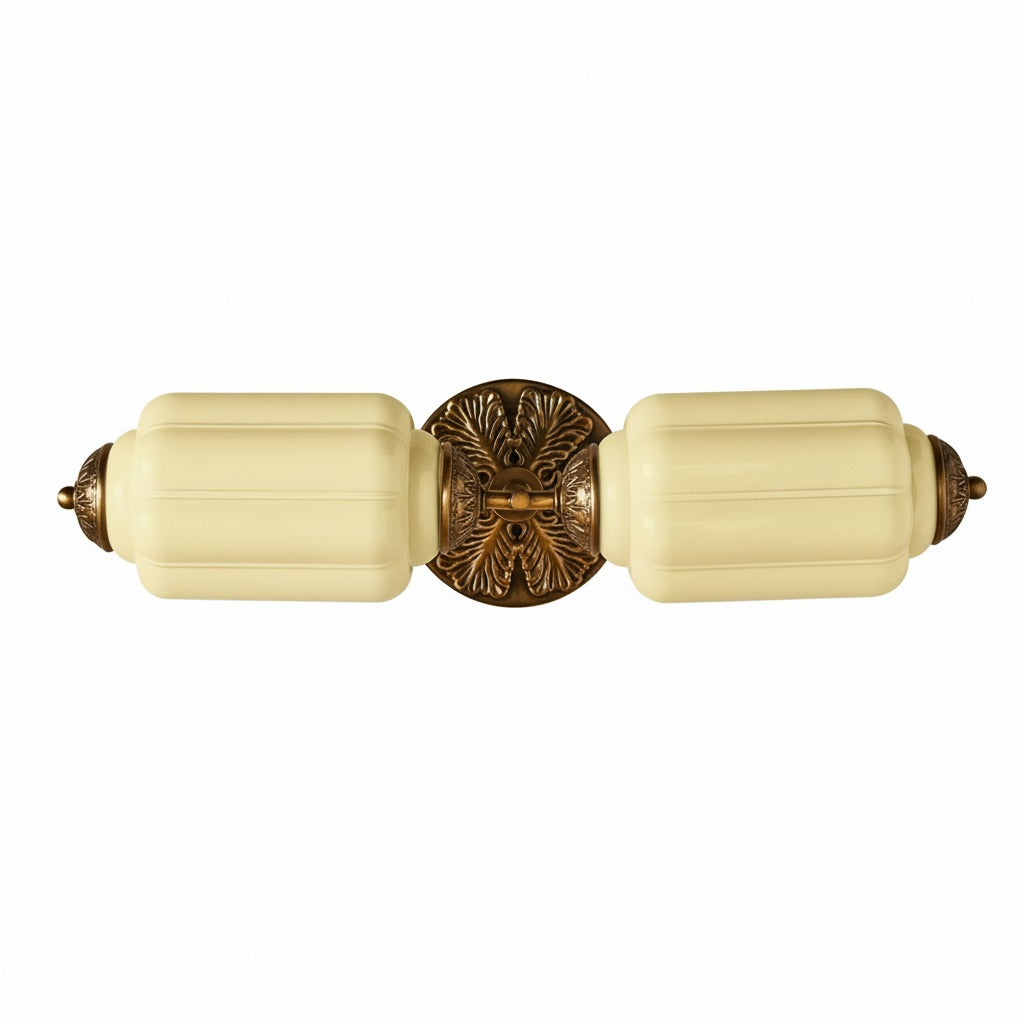 Eloise Vintage Glass Horizontal Wall Light For Living Room And Hallway
