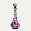 Handcrafted Glass Genie Bottle — Mirror Finish Decorative Accent