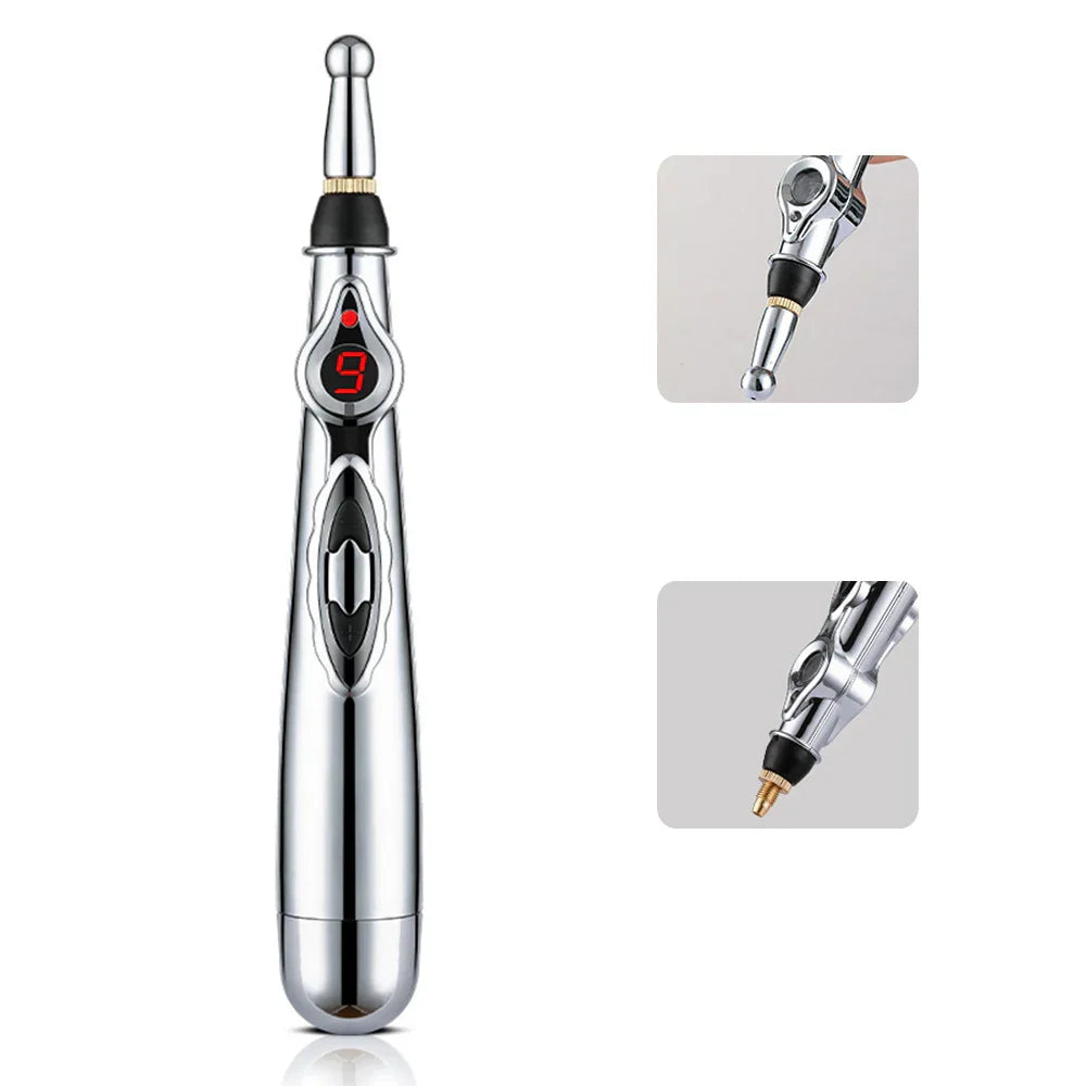 Handheld Electronic Pulse Pen — Compact Pressure Point Therapy Tool