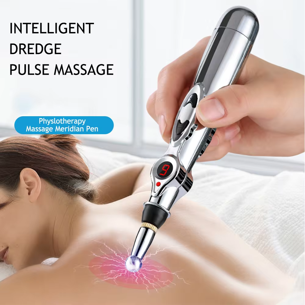 Handheld Electronic Pulse Pen — Compact Pressure Point Therapy Tool