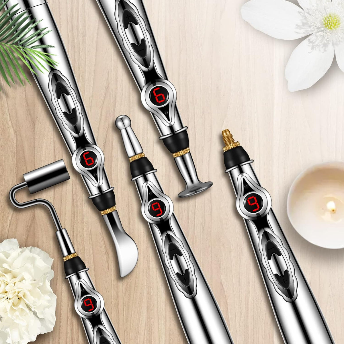 Handheld Electronic Pulse Pen — Compact Pressure Point Therapy Tool