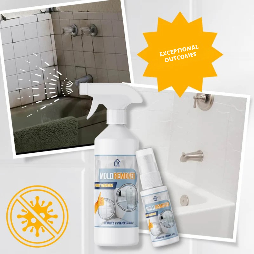 Spray for fjerning av mugg — hurtigvirkende flekkfjerner, uten klor og giftstoffer