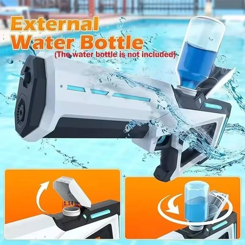 Epic Water Blaster — Auto Electric Trigger, Rapid Refills, 8-10m Range