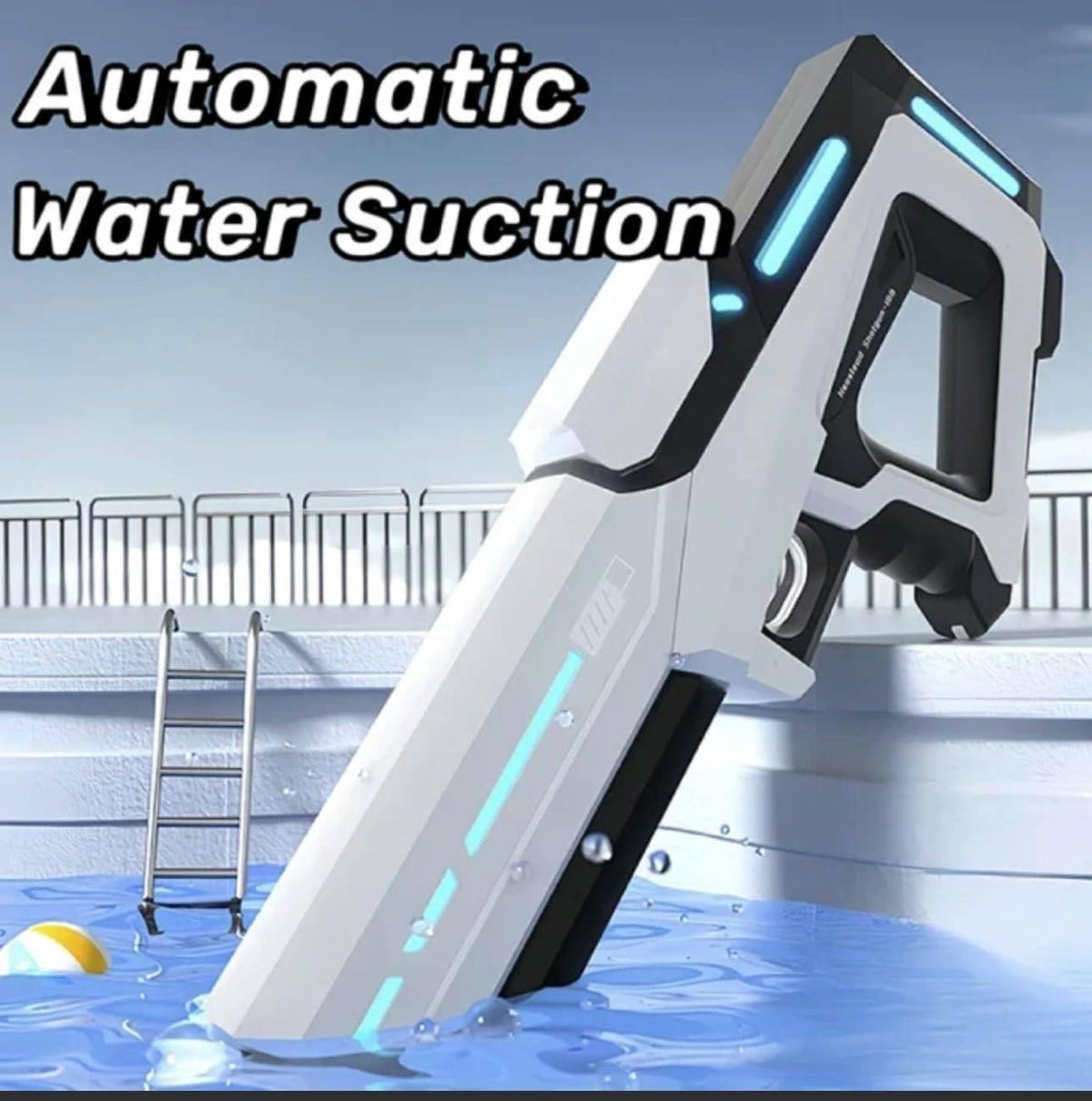 Epic Water Blaster — Auto Electric Trigger, Rapid Refills, 8-10m Range