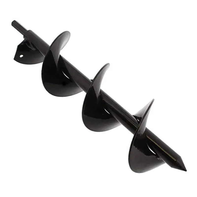 Spiral Garden Auger For Drills Creates Clean Planting Holes In Any Soil