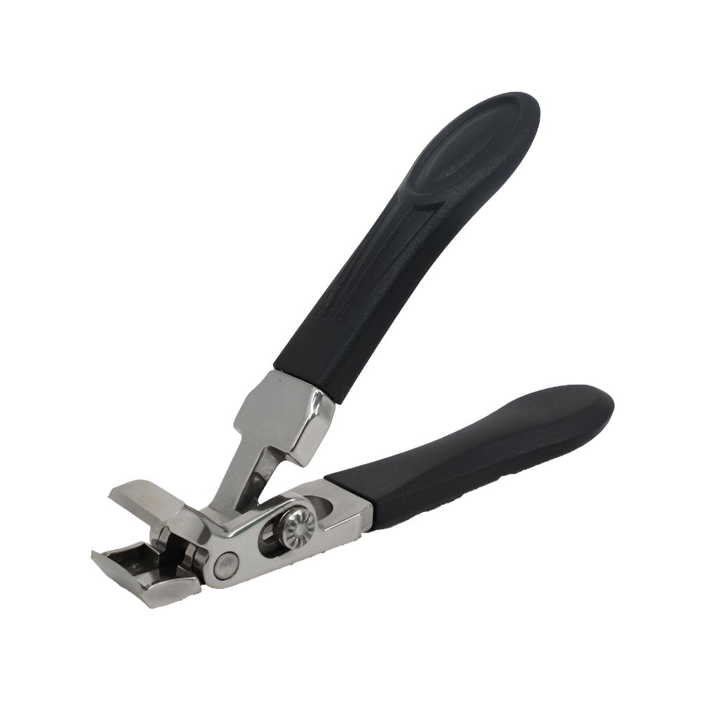 Stainless Steel Fingernail Clippers — Easy-Grip Handle