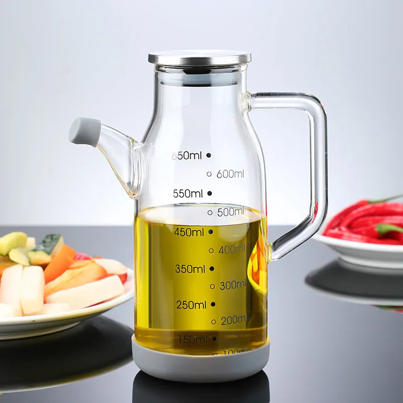 Oil Dispenser — Measurement Scale, Leak-Proof Cap