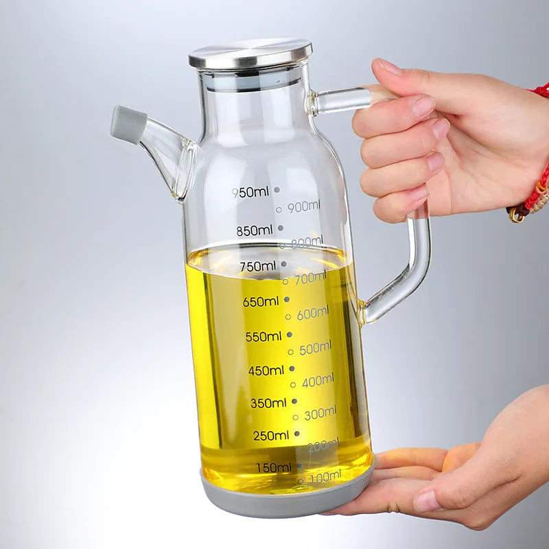 Oil Dispenser — Measurement Scale, Leak-Proof Cap