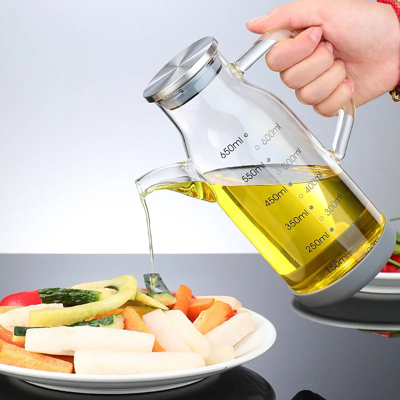 Oil Dispenser — Measurement Scale, Leak-Proof Cap