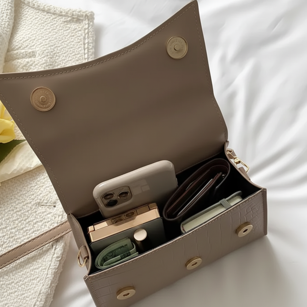 Slim Crossbody Bag — Adjustable Strap, Lightweight Design