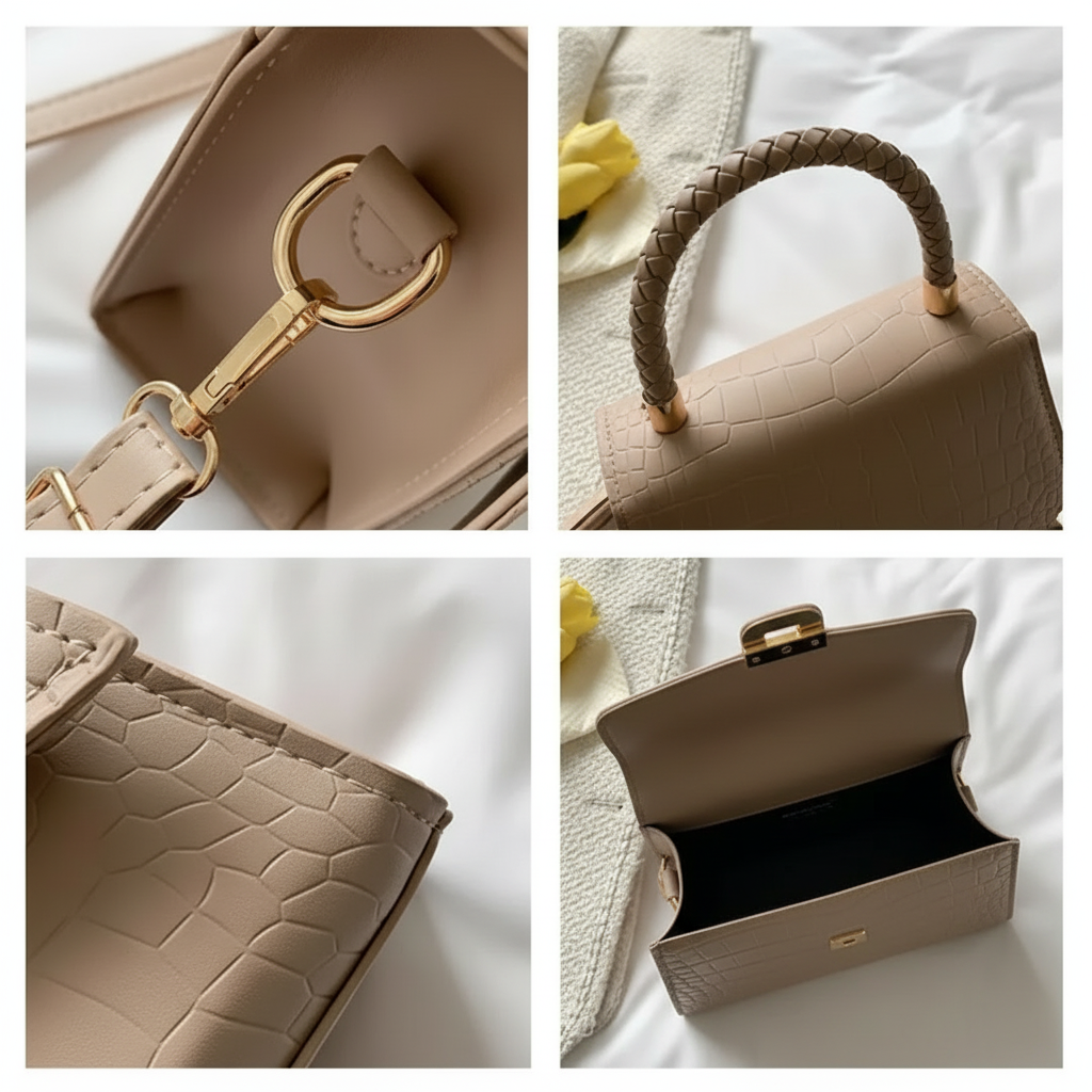 Slim Crossbody Bag — Adjustable Strap, Lightweight Design