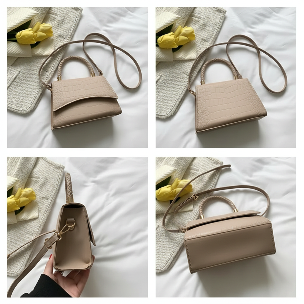 Slim Crossbody Bag — Adjustable Strap, Lightweight Design