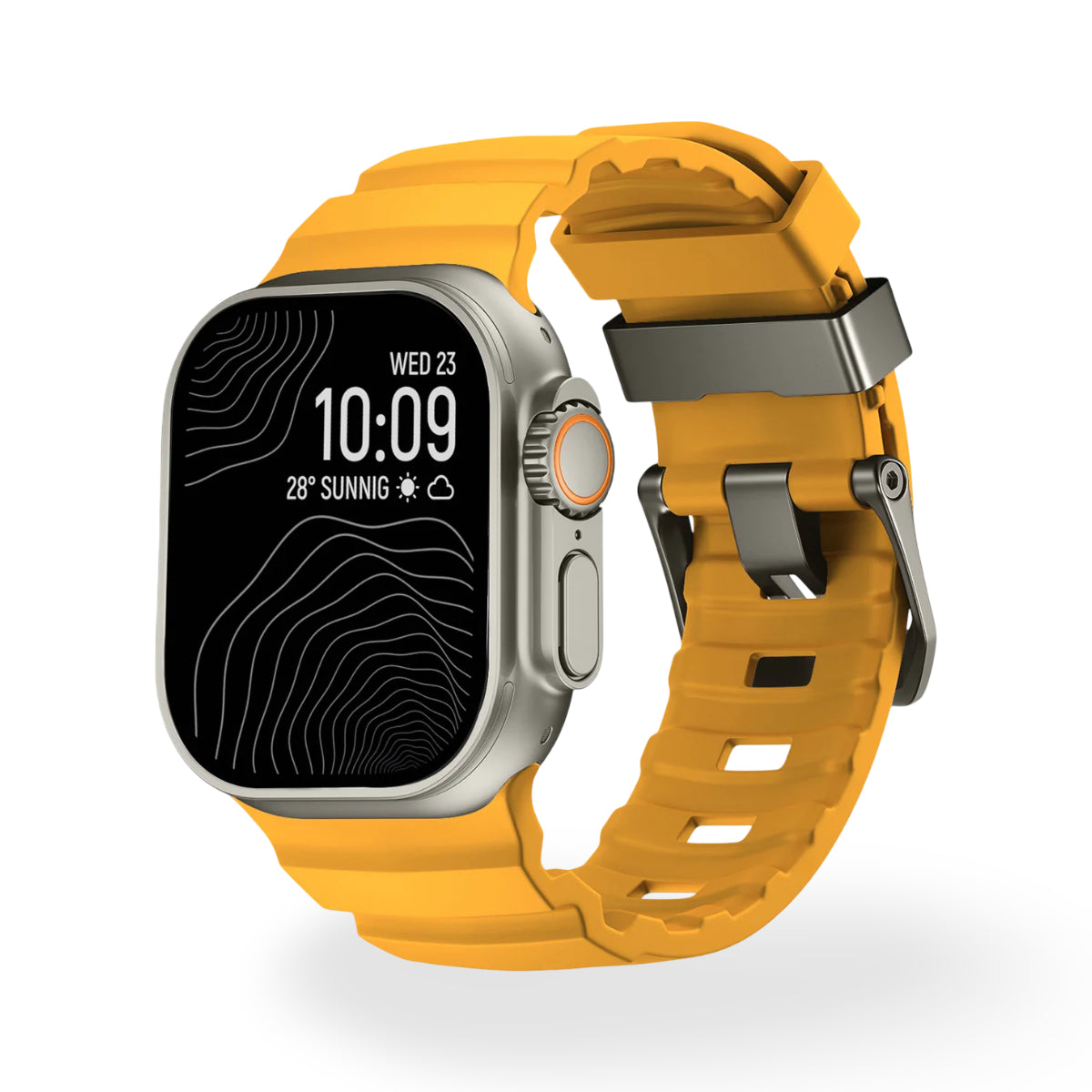 Everyday Fitness Adjustable Smart Watch Band — Water Resistance, Secure-Fit Strap