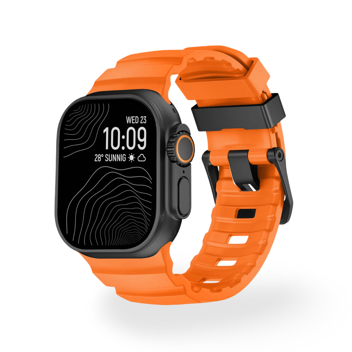 Everyday Fitness Adjustable Smart Watch Band — Water Resistance, Secure-Fit Strap