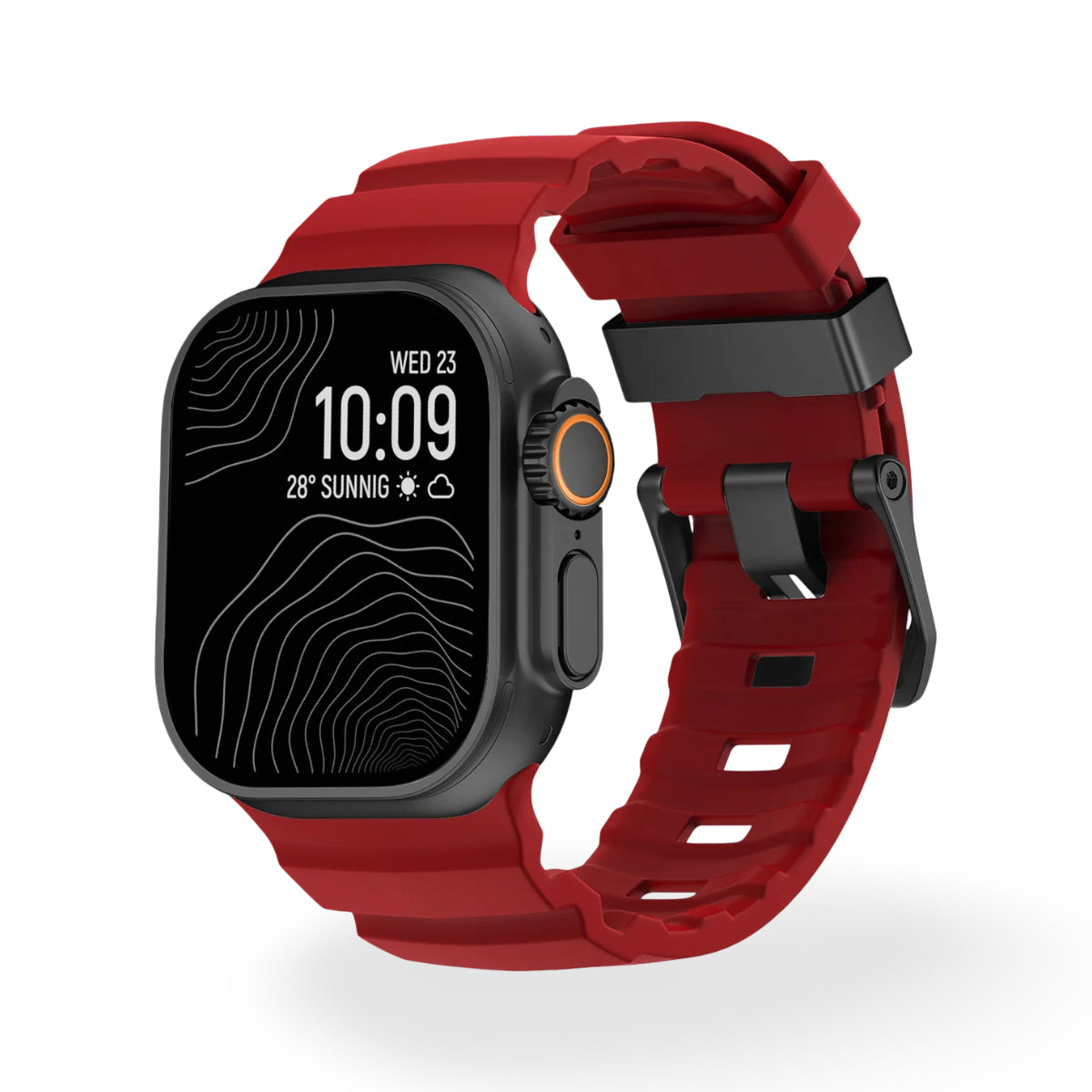 Everyday Fitness Adjustable Smart Watch Band — Water Resistance, Secure-Fit Strap