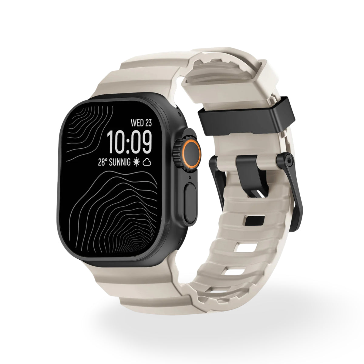 Everyday Fitness Adjustable Smart Watch Band — Water Resistance, Secure-Fit Strap