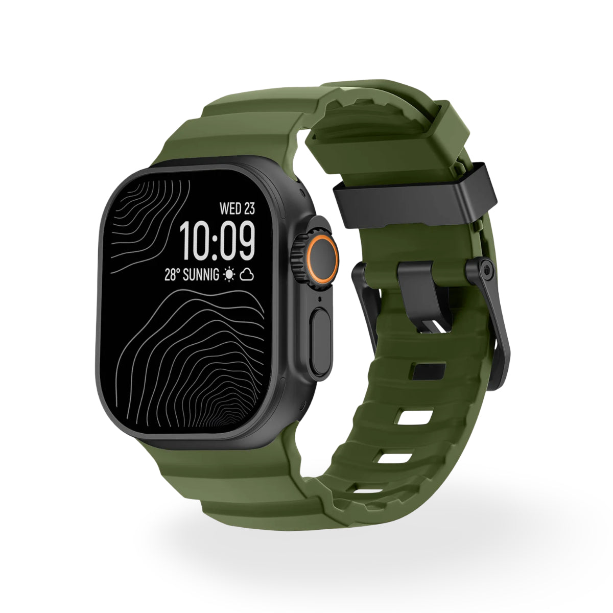 Everyday Fitness Adjustable Smart Watch Band — Water Resistance, Secure-Fit Strap