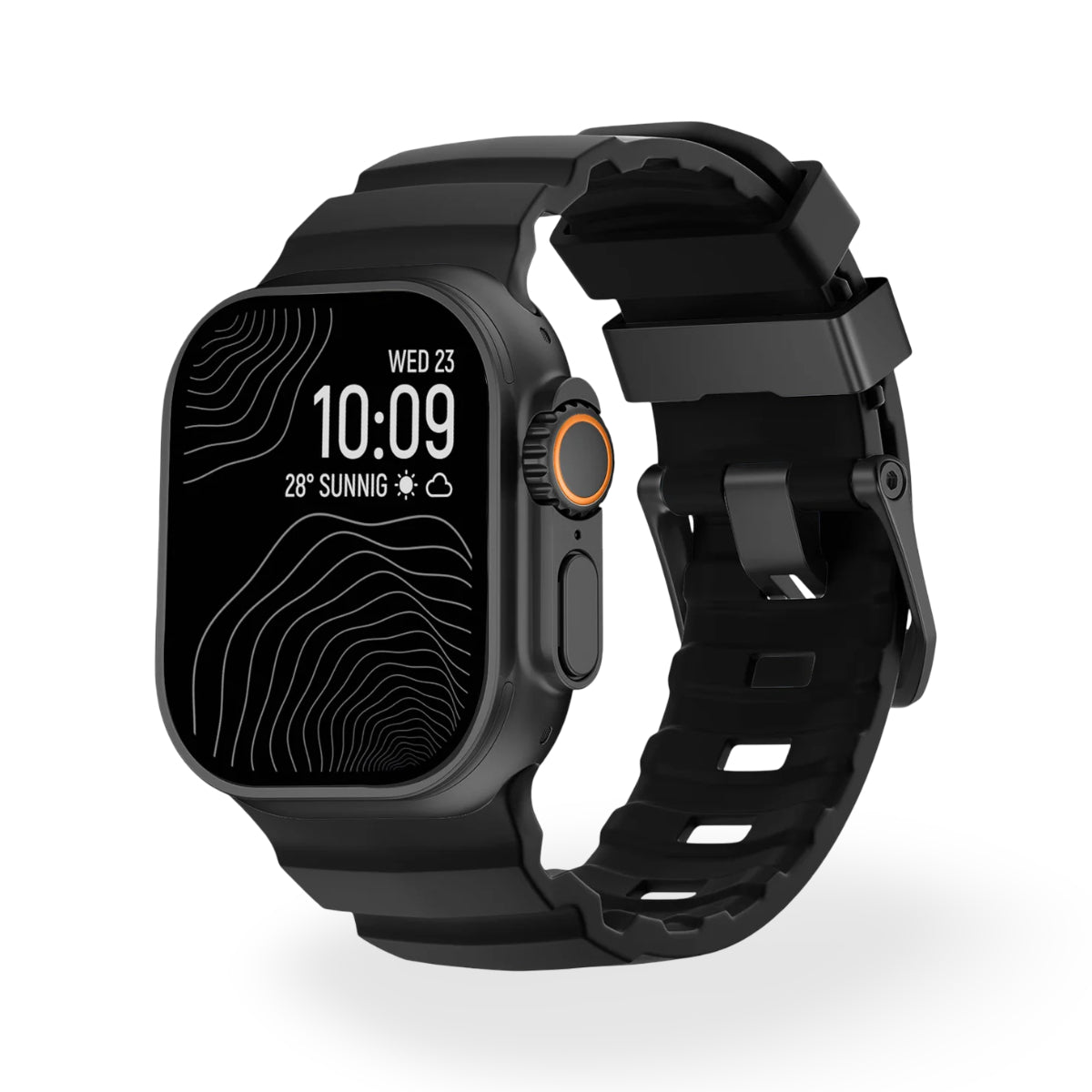 Everyday Fitness Adjustable Smart Watch Band — Water Resistance, Secure-Fit Strap