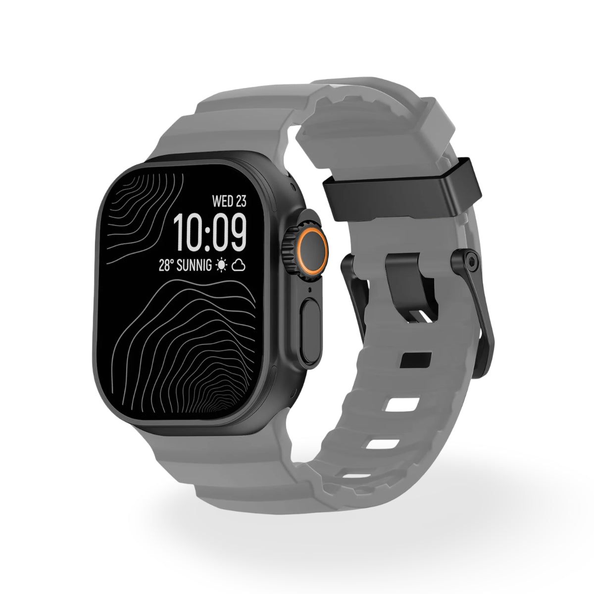 Everyday Fitness Adjustable Smart Watch Band — Water Resistance, Secure-Fit Strap